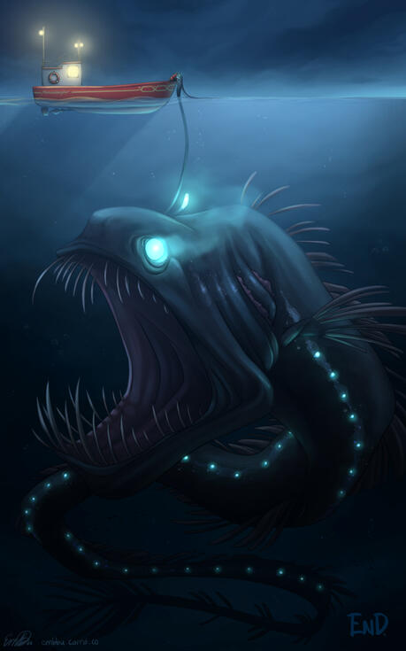 Lure - Page 4, zine work