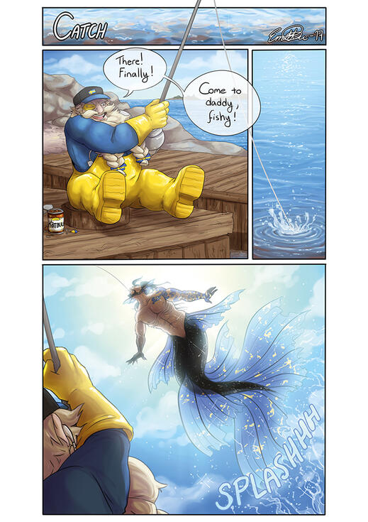 Catch - Page 1, zine work